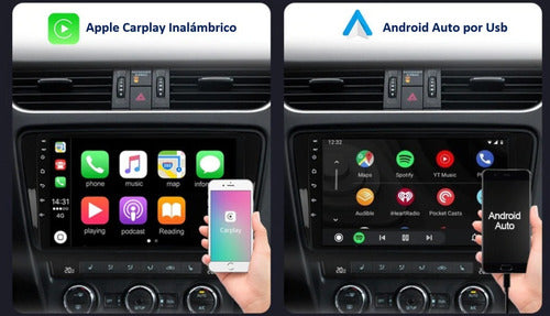 Radio Android Renault Duster Carplay Inalámbrico Android Car Gris Oscuro