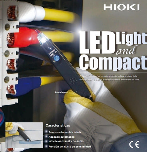 Detector De Voltaje Hioki 3481 Hecho En Japón Iva Incluido