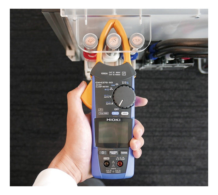 Pinza Amperimétrica Hioki CM4375-93 1000A TRMS 2000V DC Bluetooth + Certificado