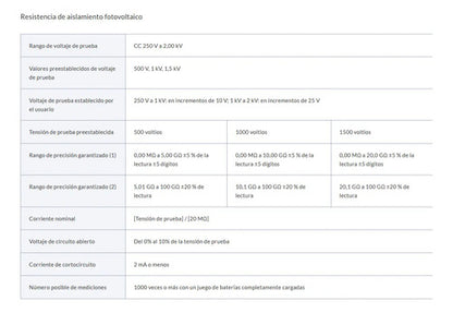 Medidor De Aislación De 5kv Hioki Ir5051-90 con certificado de calibración