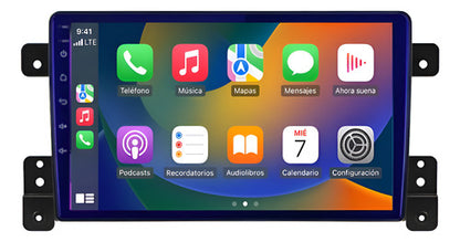 Radio Android Suzuki Vitara 8 Nucleos Carplay Android Auto Gris Oscuro