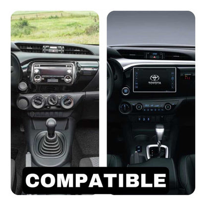 Radio Android Toyota Hilux 2016 4/64gb Apple Carplay Andauto Gris