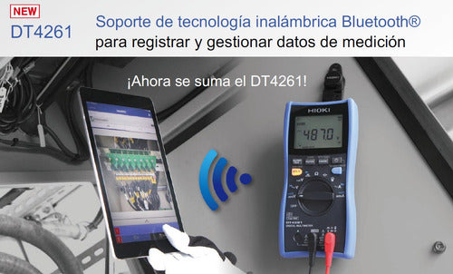 Multímetro Hioki Dt4261-90 + Bluetooth Iva Incluido