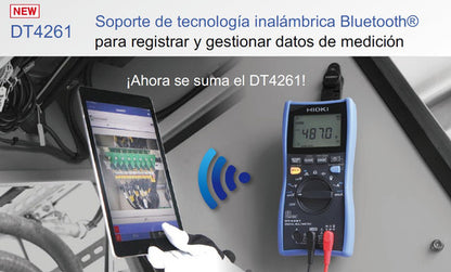 Multímetro Hioki Dt4261-90 + Bluetooth Iva Incluido