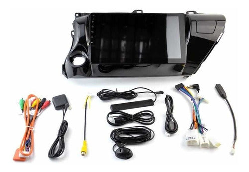 Radio Android Toyota Hilux 2016 4/64gb Apple Carplay Andauto Gris