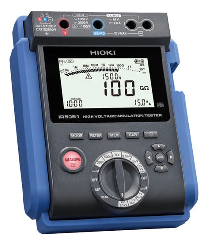 Medidor De Aislación De 5kv Hioki Ir5051-90 con certificado de calibración