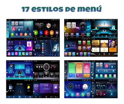 Radio Android Ford Fiesta 2009-14 Apple Carplay Androidcar Gris Oscuro