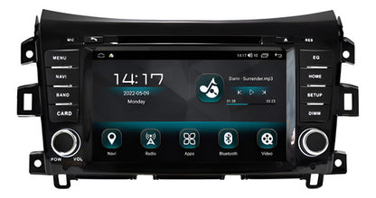 Radio Android Nissan Np300 4/64gb Carplay Estilo Fabrica Negro