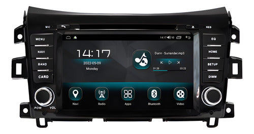 Radio Android Nissan Np300 4/64gb Carplay Estilo Fabrica Negro