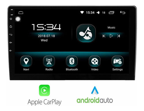Radio Android 4/64gb Apple Carplay Android Auto Qled 4g 10''