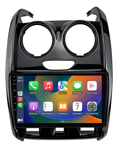 Radio Android Renault Duster Carplay Inalámbrico Android Car Gris Oscuro