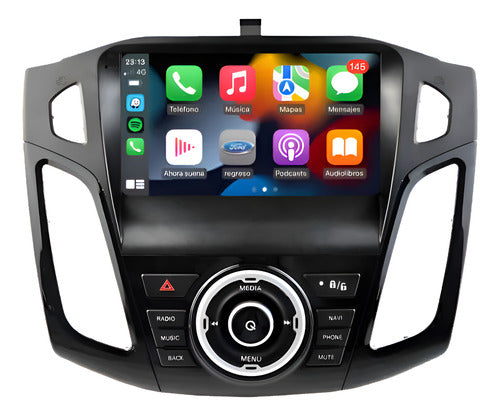 Radio Android Ford Focus 8core Qled Apple Carplay Negro