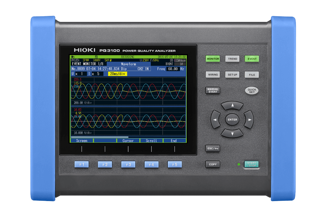 Analizador de calidad de energía Hioki  PQ3100/6000 Kit
