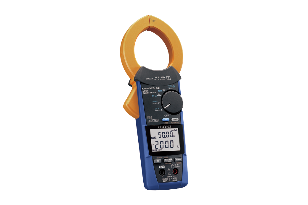 Amperímetro Hioki Cm4373-93, incluye modulo bluetooth, sondas de 2000 Vdc y certificado de calibración