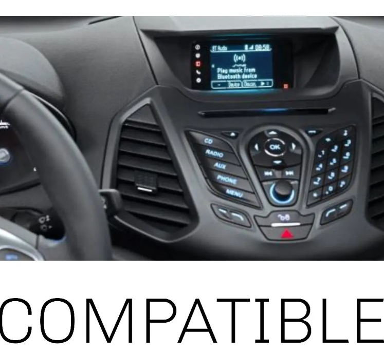 Radio Android Ford Ecosport 2013-18 Apple Carplay Android auto