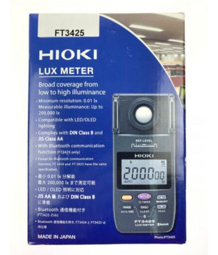 Luxometro Hioki Ft3425
