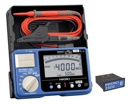 Medidor De Aislación Hioki Ir4057-90 Con Bluetooth Iva Inc