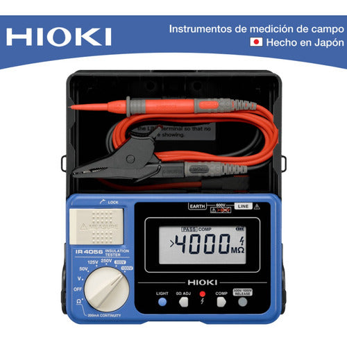 Medidor De Aislación Hioki Ir4056-20 con certificado de calibración