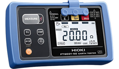Medidor Puesta A Tierra 3 Polos Hioki Ft6031-90 (bluetooth)
