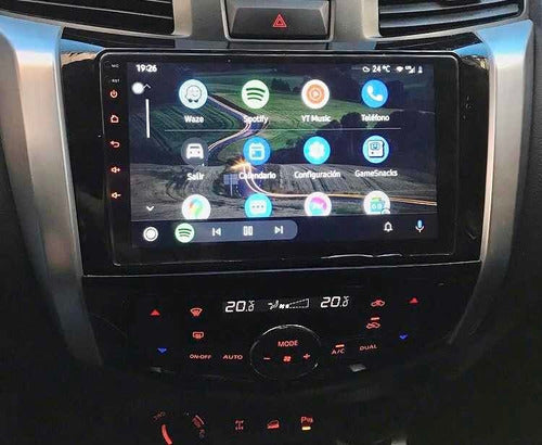 Radio Android Nissan Np300 Apple Carplay Android Auto 9'' - Negro