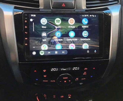Radio Android Nissan Np300 Apple Carplay Android Auto 9'' - Negro