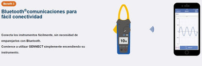 Amperímetro Hioki Cm4375-92 + Bluetooth + Sondas 2000vdc
