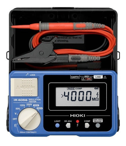 Medidor De Aislación Hioki Ir4056-20 con certificado de calibración