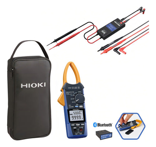 Amperímetro Hioki Cm4375-92 Bluetooth Sondas 2000vdc