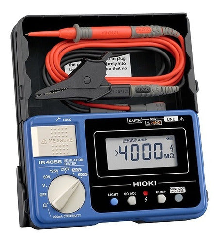 Medidor De Aislación Hioki Ir4056-20 con certificado de calibración