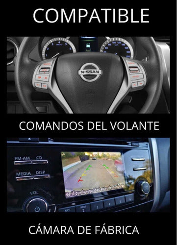 Radio Android Nissan Np300 Apple Carplay Android Auto 9'' - Negro
