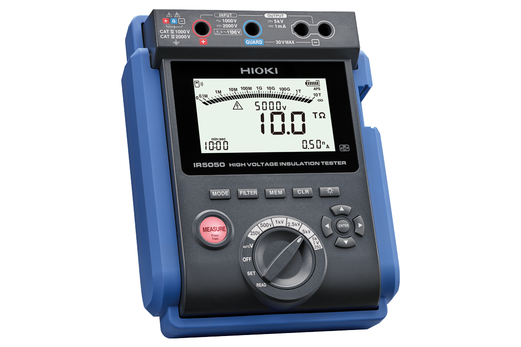 Medidor De Aislación De 5kv Hioki Ir5050 con certificado de calibración