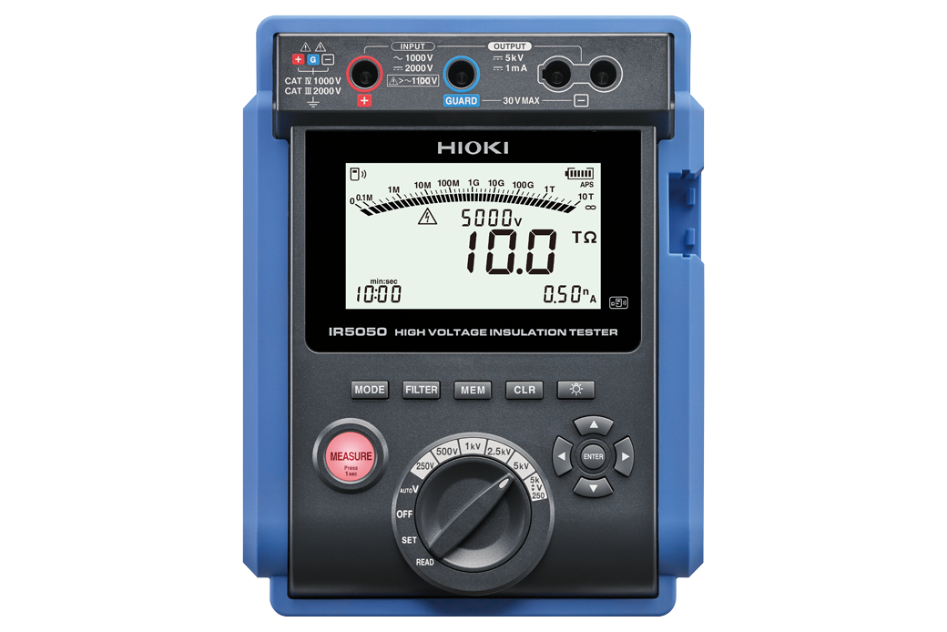 Medidor De Aislación De 5kv Hioki Ir5050 con certificado de calibración