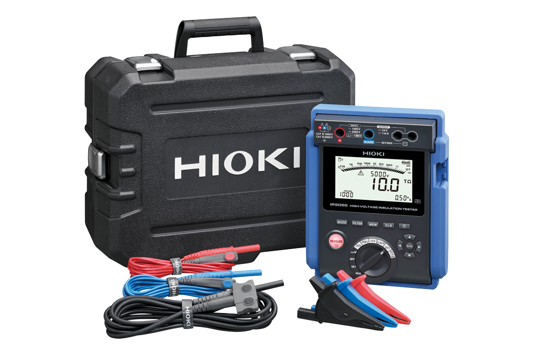 Medidor De Aislación De 5kv Hioki Ir5050 con certificado de calibración