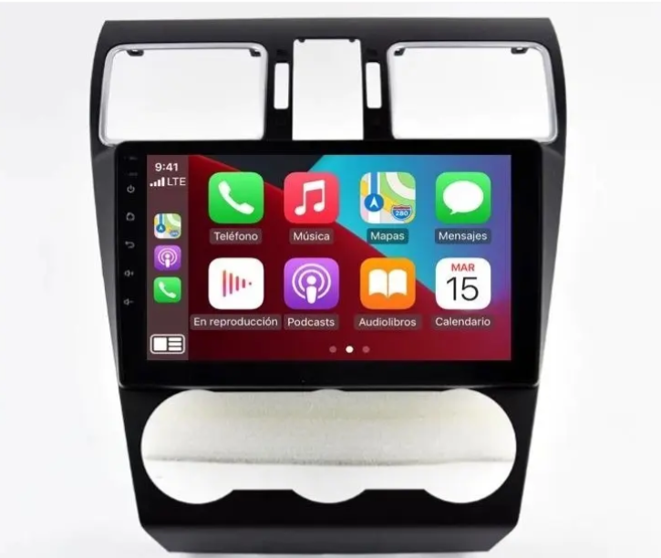 Radio Android Subarú Forester Carplay y android auto