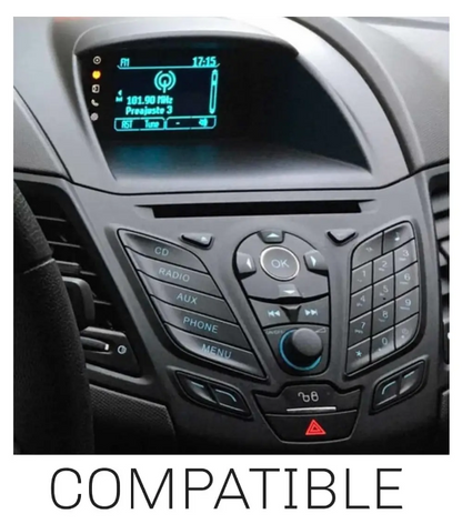 Radio Android Ford Fiesta 2014-18 Apple Carplay Androidcar Gris Oscuro (Copia)