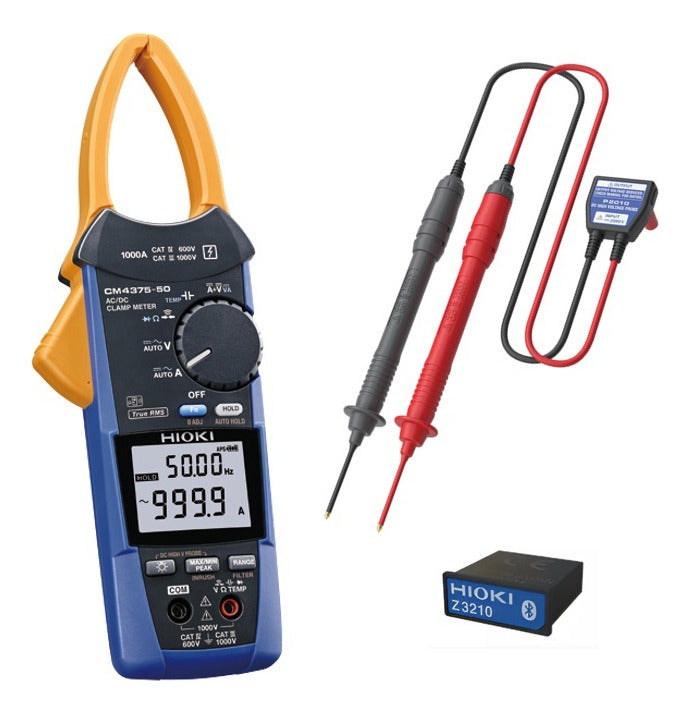 Pinza Amperimétrica Hioki CM4375-93 1000A TRMS 2000V DC Bluetooth + Certificado